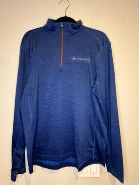 Men's Vineyard Vines Sankaty Quarter Zip Pullover Size Medium New with Tags